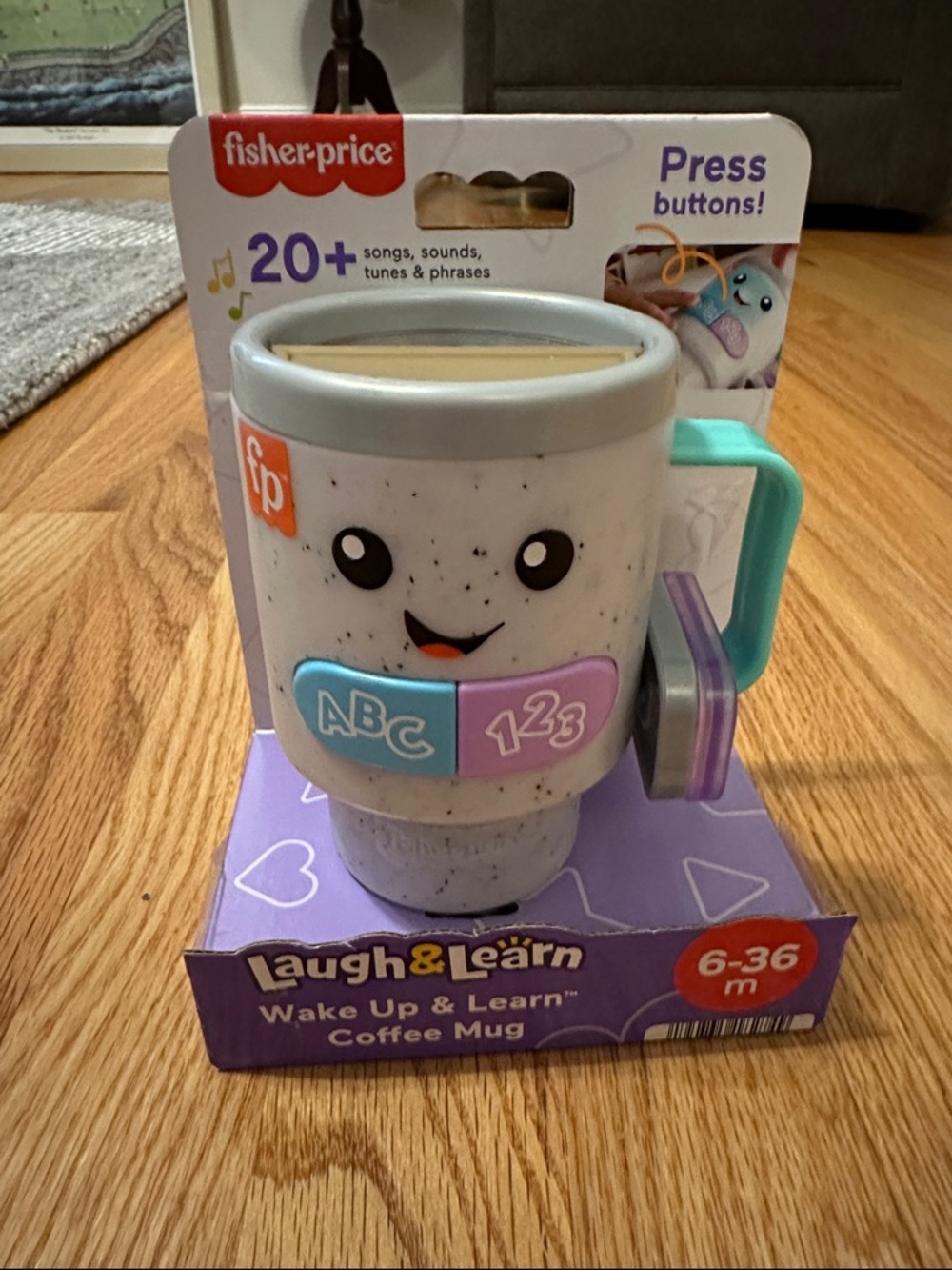 Fisher-Price Laugh & Learn Coffee Mug Baby & Toddler Toy Music & Lights